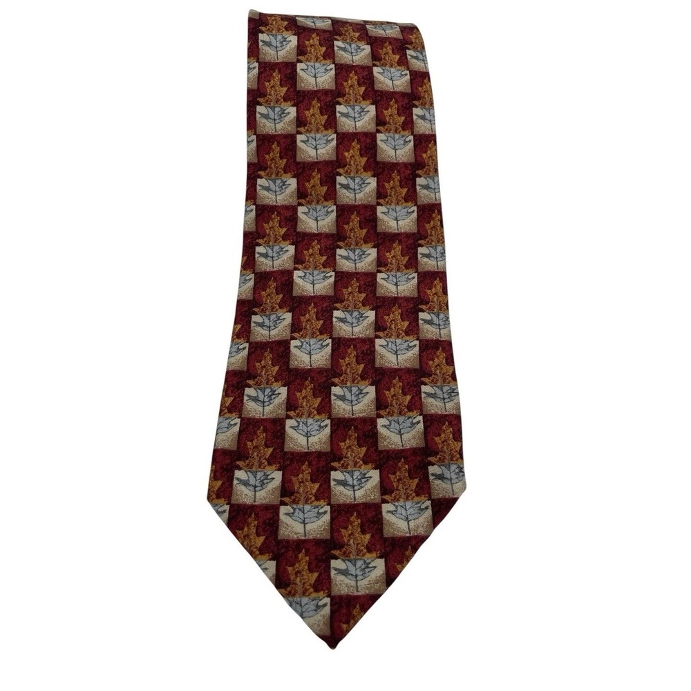 ERMENEGILDO ZEGNA Tie Men Sz 59"x 4"Multicolor 100% Silk ITALY Made (TD23) EUC